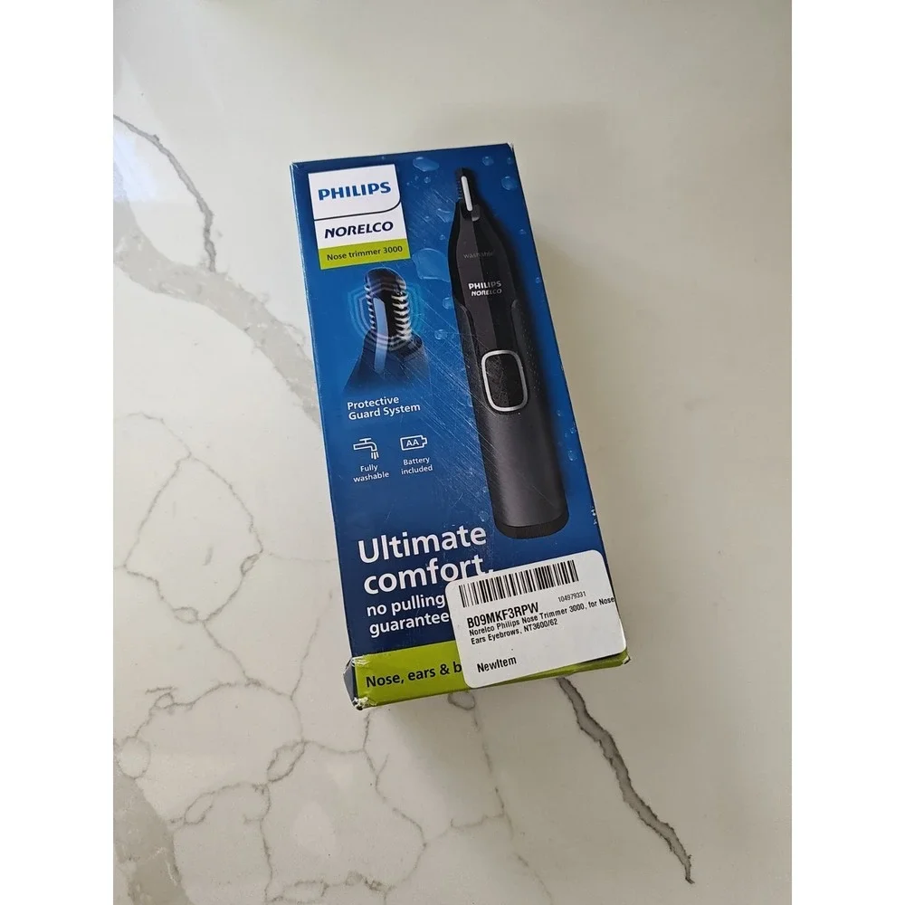 Philips Norelco‎ Nose Ear Eyebrow Trimmer NT3600/62 Washable NEW